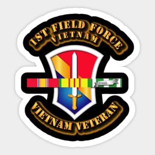 1st Field Force w SVC Ribbons Sticker